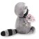 Soft toy "Raccoon Daisy: Pink Dreams", 15 cm