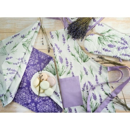 LavenDer mittens, size 18x30 cm, purple color-1