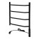 Electric towel Zein PE-05 "Victoria", 400x600 mm, 4 shift, dimmer, black