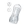 Masturbator A-Toys Nettl, ABS plastic, transparent 18.5 cm