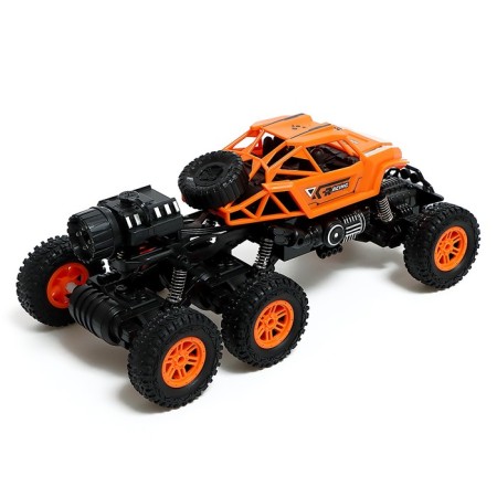 Jeep "Mountain Racer", radio control, smoke, 6 wheels, with a battery-2