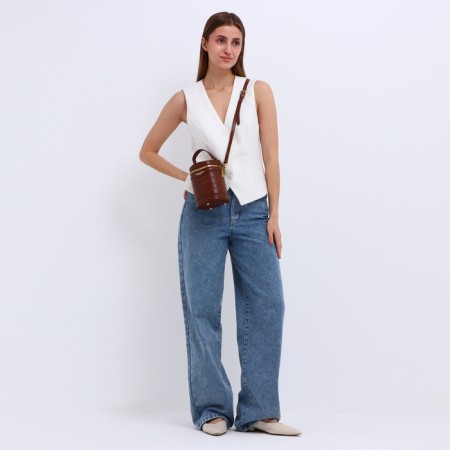 Cross-bodi with lightning, brown color-5