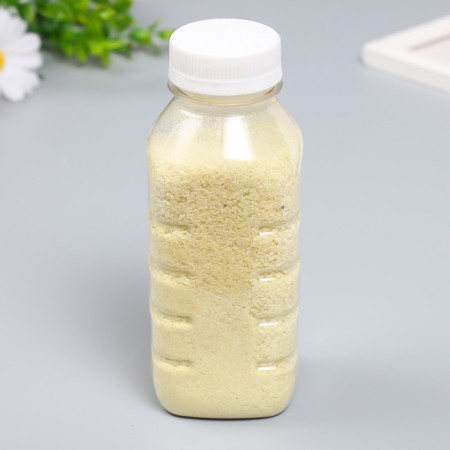 Colored sand in bottles "Pale yellow" mix-7