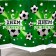 Set for the holiday "Happy Birthday. Football player "