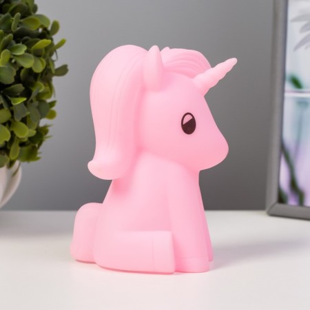 Nightmare cute LED unicorn from batteries mix 6.5x8.5x12 cm Risalux-6