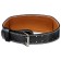 Belt for heavy athletics 110 cm, artificial leather, black color