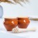 Set for honey No. 2 (0.25l + spoon for honey), terracotta