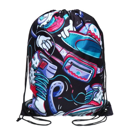 A bag for shoes 480 x 360 mm, phoenix, sublimation, a reflective strip, "be in the blow"