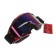 Mask glasses for motorcycle engineering, glass blue-violet chameleon, black-red, OM-25