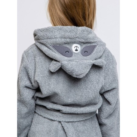 Baby robe, height 104 cm, gray color-4