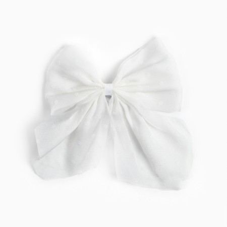 Outlet. Bant for hair on elastic band, white, 18x15 cm, Minnie Mouse-1