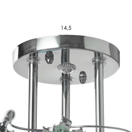 Chandelier "returned" 3 lamps 40W E27 The base of chrome 47x47x28 cm-4
