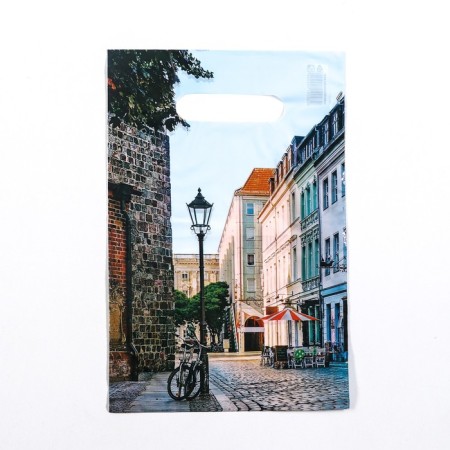 Packet "Street", polyethylene with a cut pen, 20x30 cm, 30 μm