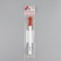 Knitting hook, d = 10 mm, 15 cm, white/red color