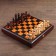 Wooden chess "Dark Classic", 30 x 30 cm, board game, King H-8 cm
