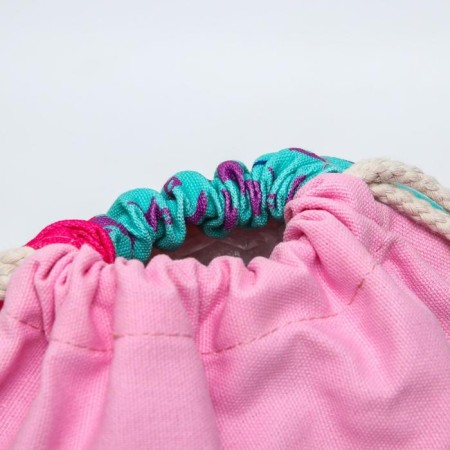 A bag for shoes with a pocket, 28x37 cm, princesses-3