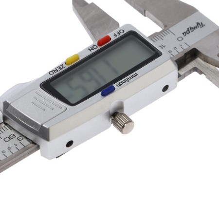 Electronic tundra of the pros, metal, with a depth meter, 150 mm-9