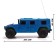 Radio -controlled jeep "Hamer", light, works from batteries, 1:18, blue color