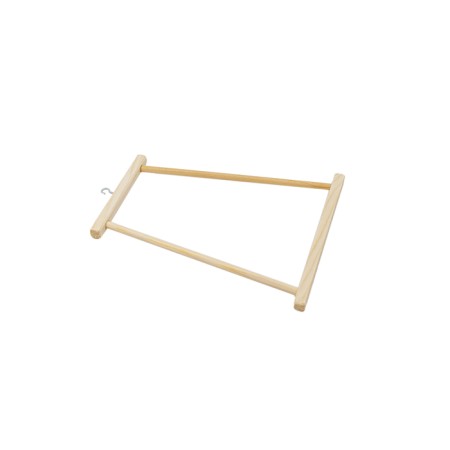 Bird swings in a cage wooden, large, 17 x 0.8 x 19 cm