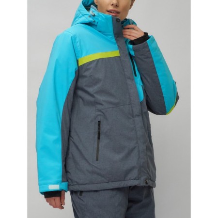 Ski suit female, size 60, blue color-27