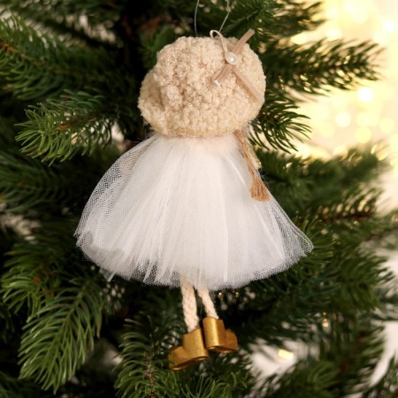 Doll "Olya", in beret, color mix-1
