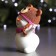 New Year's figure "Snowman-Medvezon" 7x11x12cm