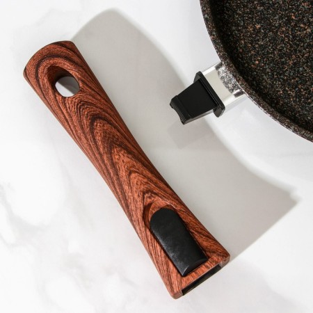 Granit Ultra pan, D = 22 cm, removable handle, anti -stick coating, black color, Mix handle-5
