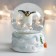 Souvenir Polystone Water Ball "Penguin in the Snow" 7x6.7x8.8 cm