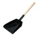 Hotail scoop, 17 × 17 × 6 cm, metal, wooden stalk 35 cm, mix