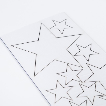 Interior stickers "Moon and Stars", children, decor on the wall, panel, 42 email-3