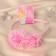 Hair cap "chosen" rose, 0.9 cm, pink