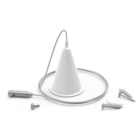 Suspended mount Gauss, white color