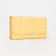 Women's wallet on the button, yellow color