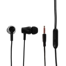 Наушники Krutoff HF-T83, вакуумные, микрофон, 106 дБ, 16 Ом, 1 м, черные