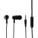 Headphones Krutoff HF-T83, vacuum, microphone, 106 dB, 16 Ohm, 1 m, black