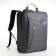 City backpack on a zipper, 2 pockets, with USB, gray color