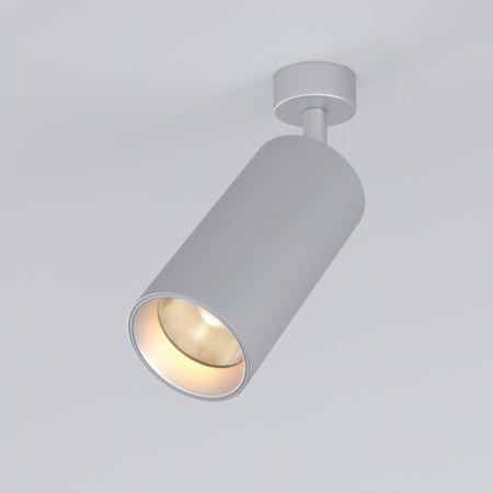 Lamp ceiling Elektrostandard, Diffe LED 15 W, 66x66x205 mm, IP20, Silver color