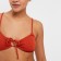 Separate Minaku swimsuit, red -haired size 44