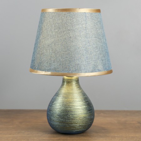 Lamp table ceramics "Golden Sand" E27 220V 30x20x20 cm Risalux-1