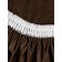 Set of curtains "Canvas", size 200x270 cm, 2 pcs, color wenge