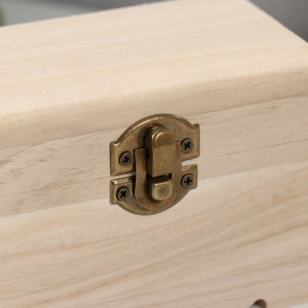 Casket wood for painting 7.5x7.5x12 cm-1