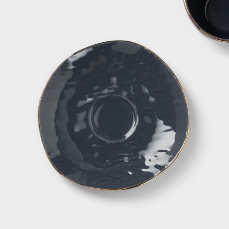 Tea couple ceramic Green, 2 items: a cup 220 ml, a saucer d = 14.5 cm-3