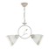 Sulfur chandelier 2he27 40W white 44x13.5x30 cm Bayerlux