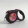 Roulette with a print "cutie", 3 m, animal weight up to 12 kg, black