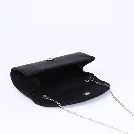 Magneta bag bag, long chain, black color-5
