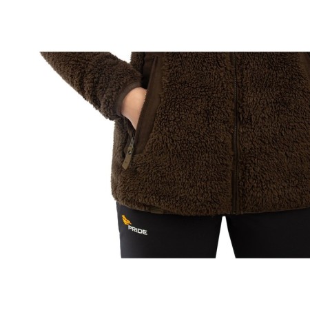 Women's sweatshirt Pride Manchester, fleece, brown, rr 40-42 Height 170-176-6