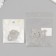 Decor for creativity plastic mirror "love" set 6 pcs
