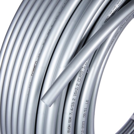 Pipe made of steamed polyethylene rommer, pex-a, d = 16x2.2 mm, oxygen layer, bay 100 m-5
