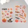 Stickers for creativity "Halloween" set 2 sheets 22x12.5 cm