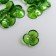 Beads for creativity Plastic "Busin Hat" set 50 pcs Transparent green 0.4x1x1 cm